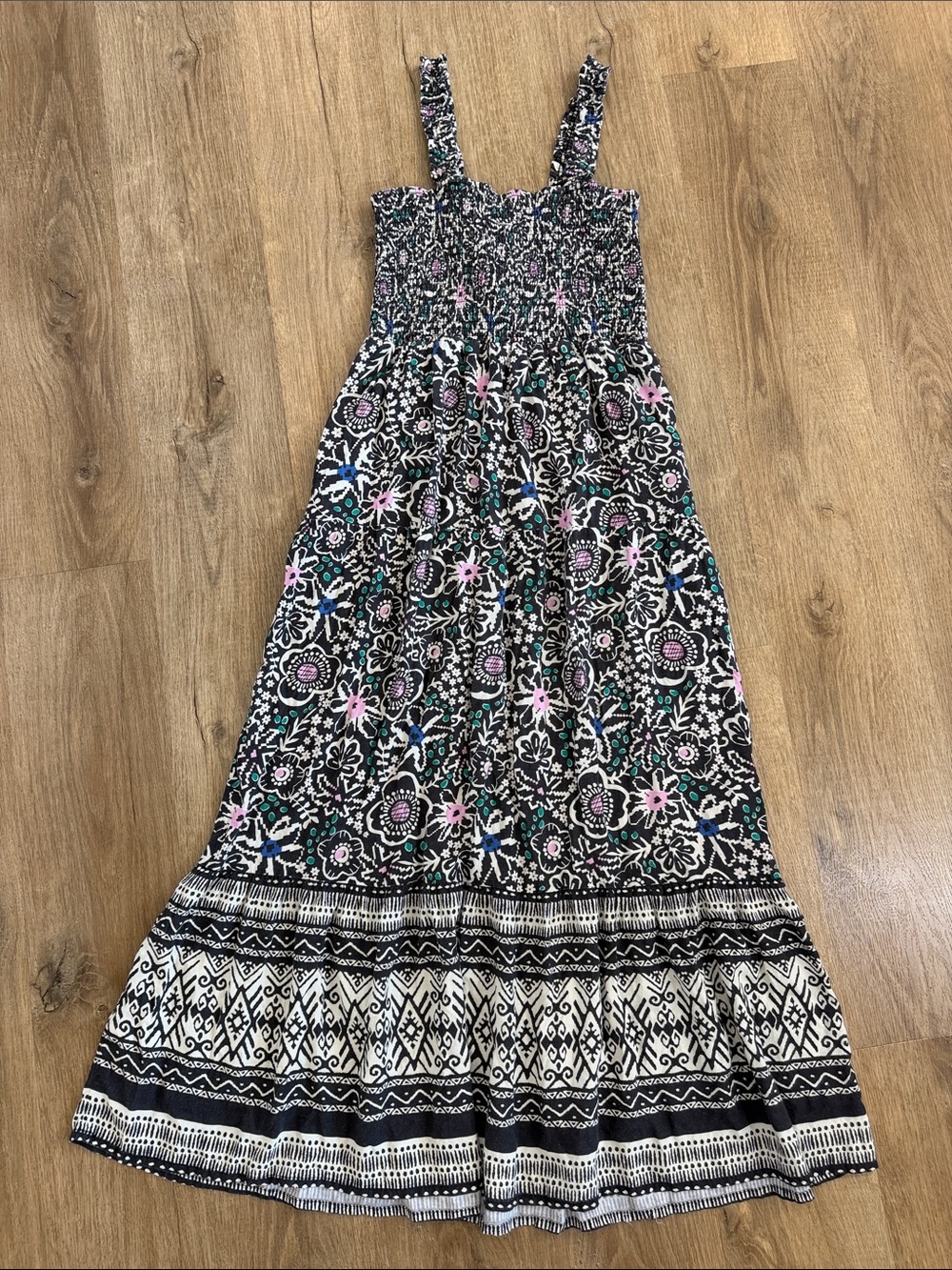 Marine Layer Resort Selene Dress Floral Boho Maxi - Picture 12 of 12